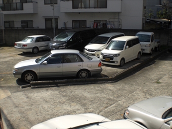 駐車場の防犯施工例
